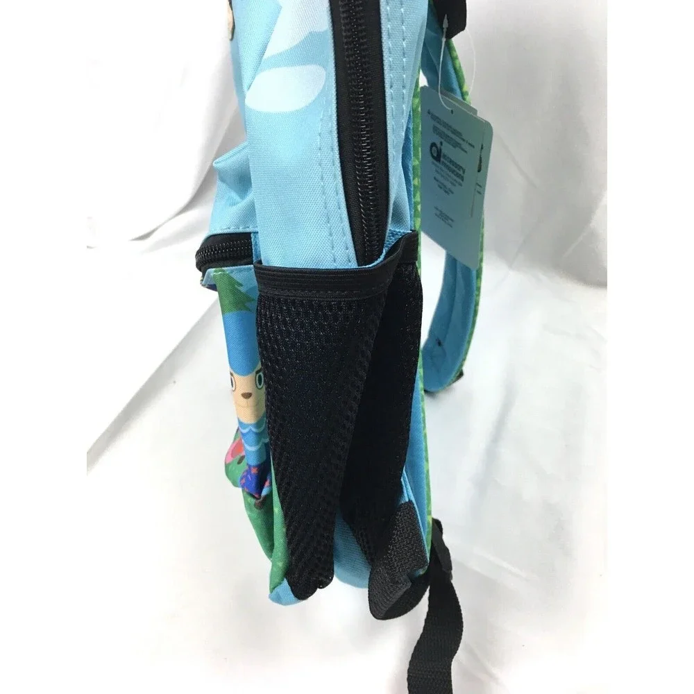 New Nintendo Animal‎ Crossing Blue Child Kids School Backpack 16”